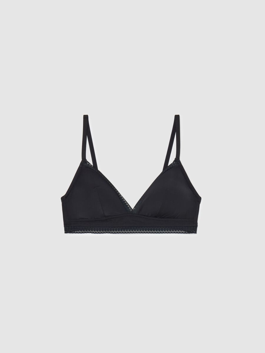Reggiseno a triangolo semi imbottito con motivo geometrico_4