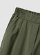 Green Regular Fit Stretch Cotton Blend Trousers_5