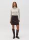T-shirt in lurex with long sleeves and high neck_0