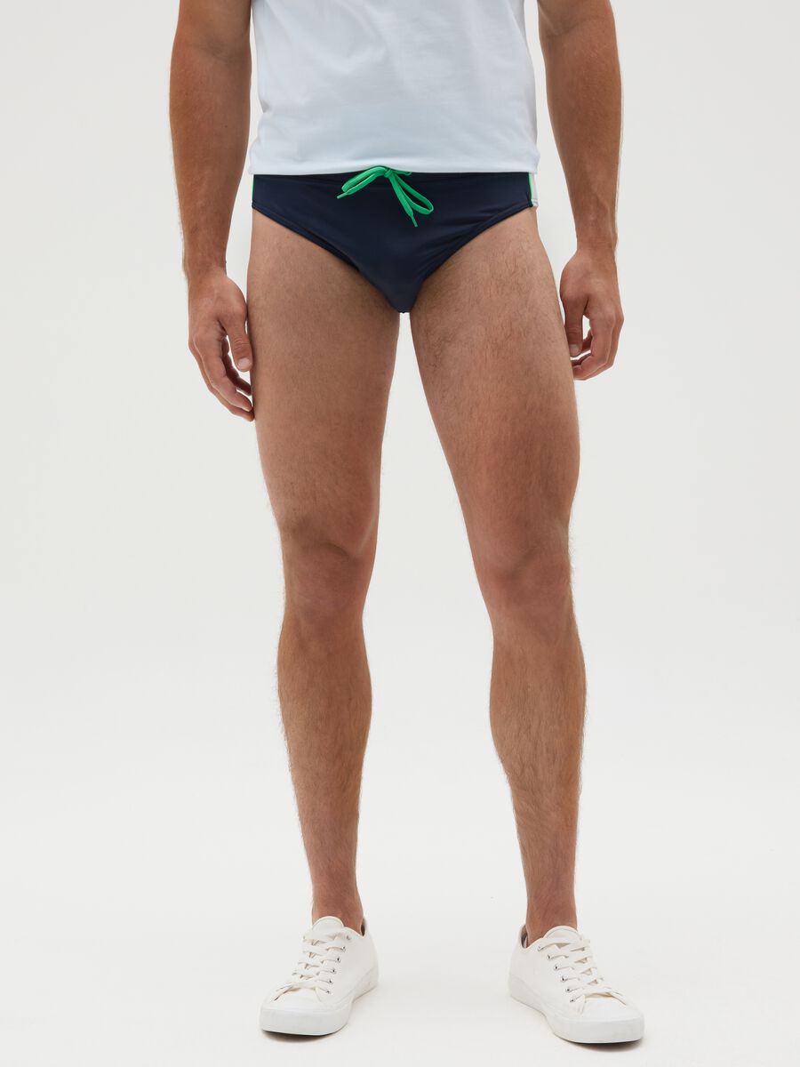 Men's Multicolour Stretch Fabric Briefs_1
