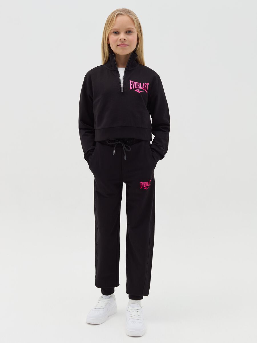 Joggers con coulisse e stampa logo_0
