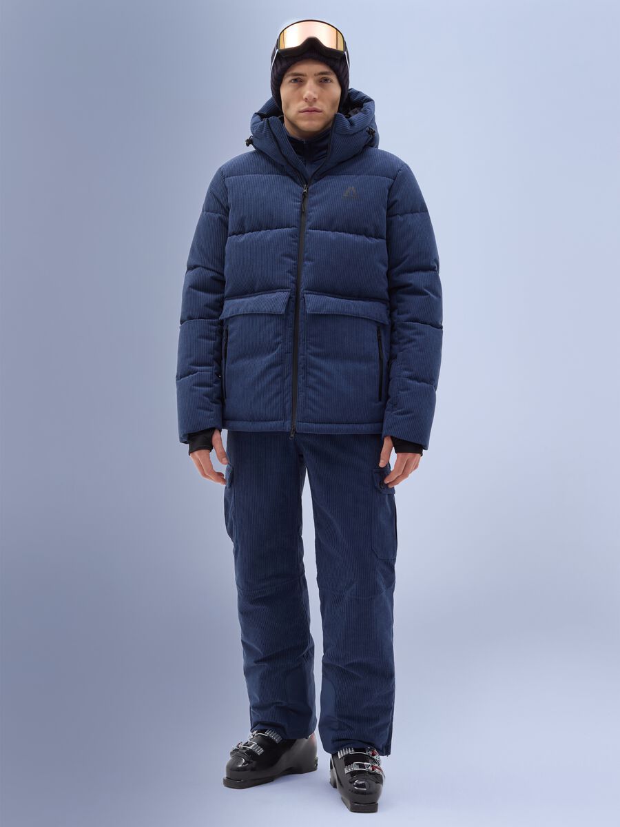 Altavia by Deborah Compagnoni padded ski jacket in velvet_1
