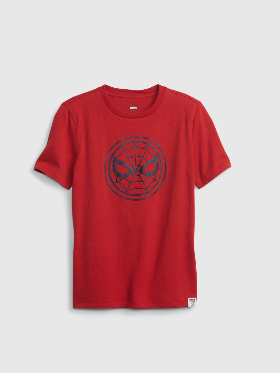Cotton T-shirt with Spider-Man print_0