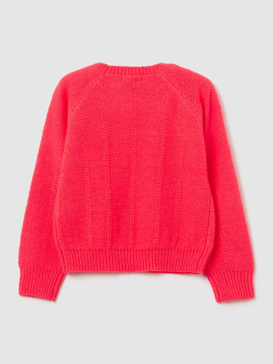 Pullover con trama pointelle_4
