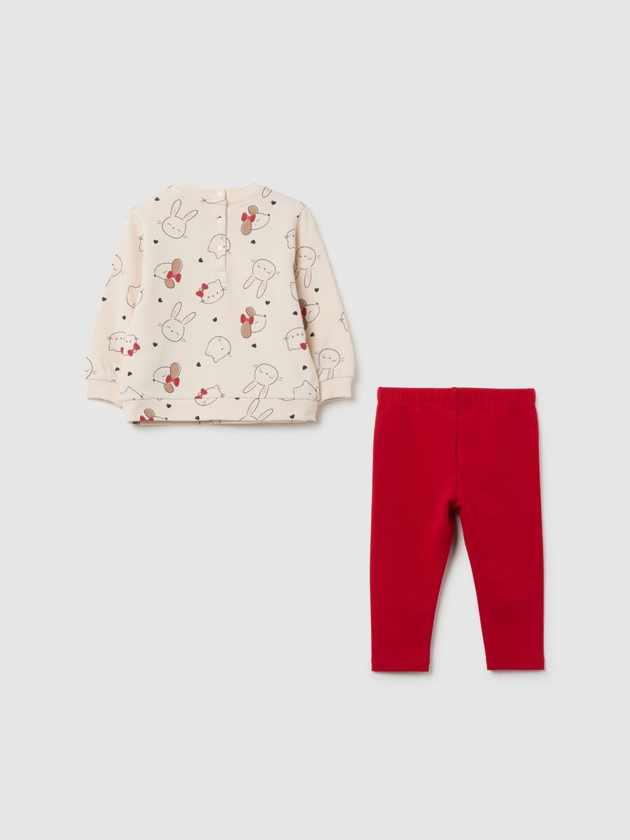 Completo da neonata in puro cotone multicolor regular fit_1
