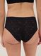 Black High-Waisted Stretch Lace Briefs_2