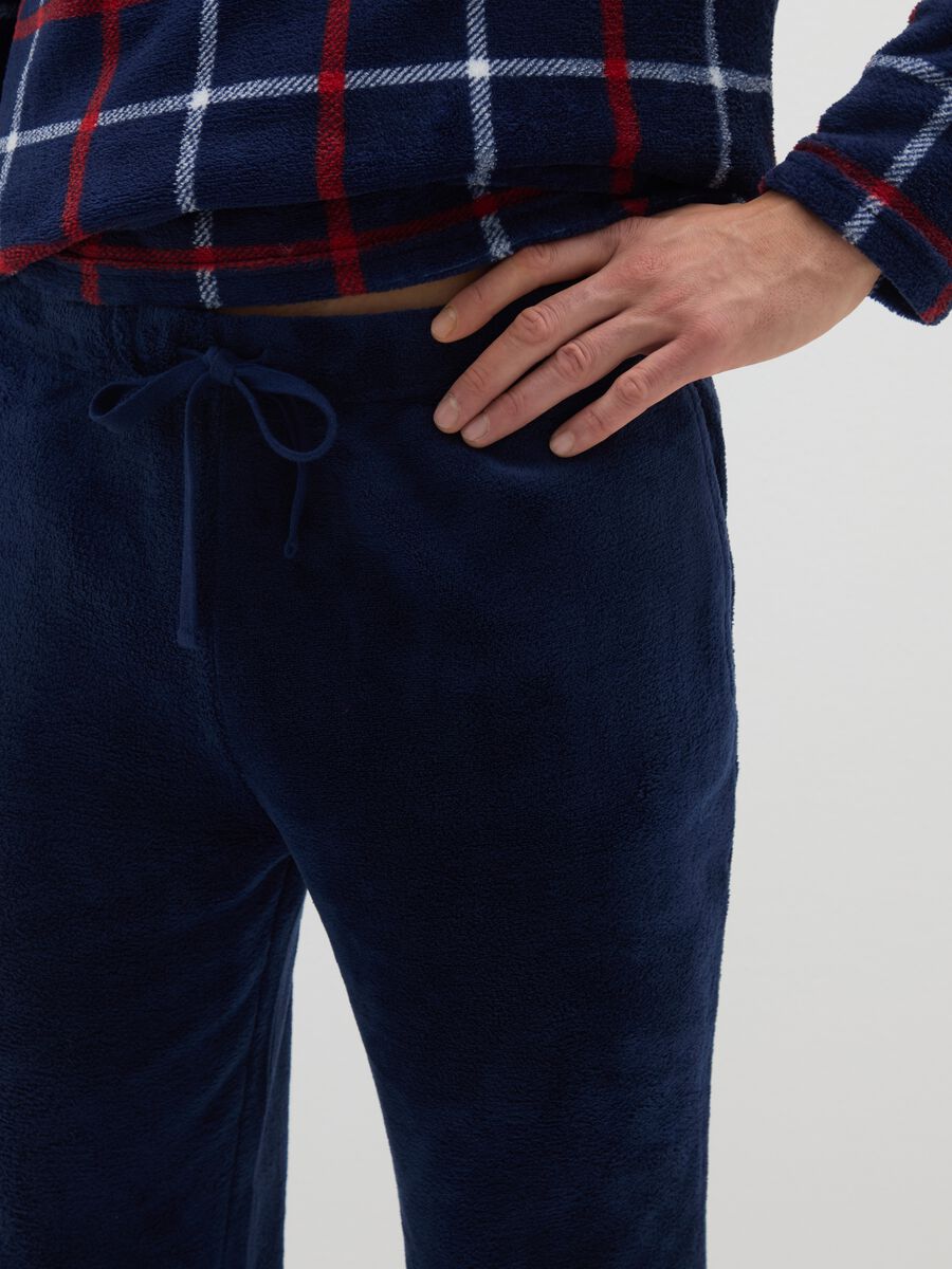 Multicoloured plaid regular fit pyjamas_3