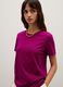 Purple pure cotton regular fit t-shirt_0