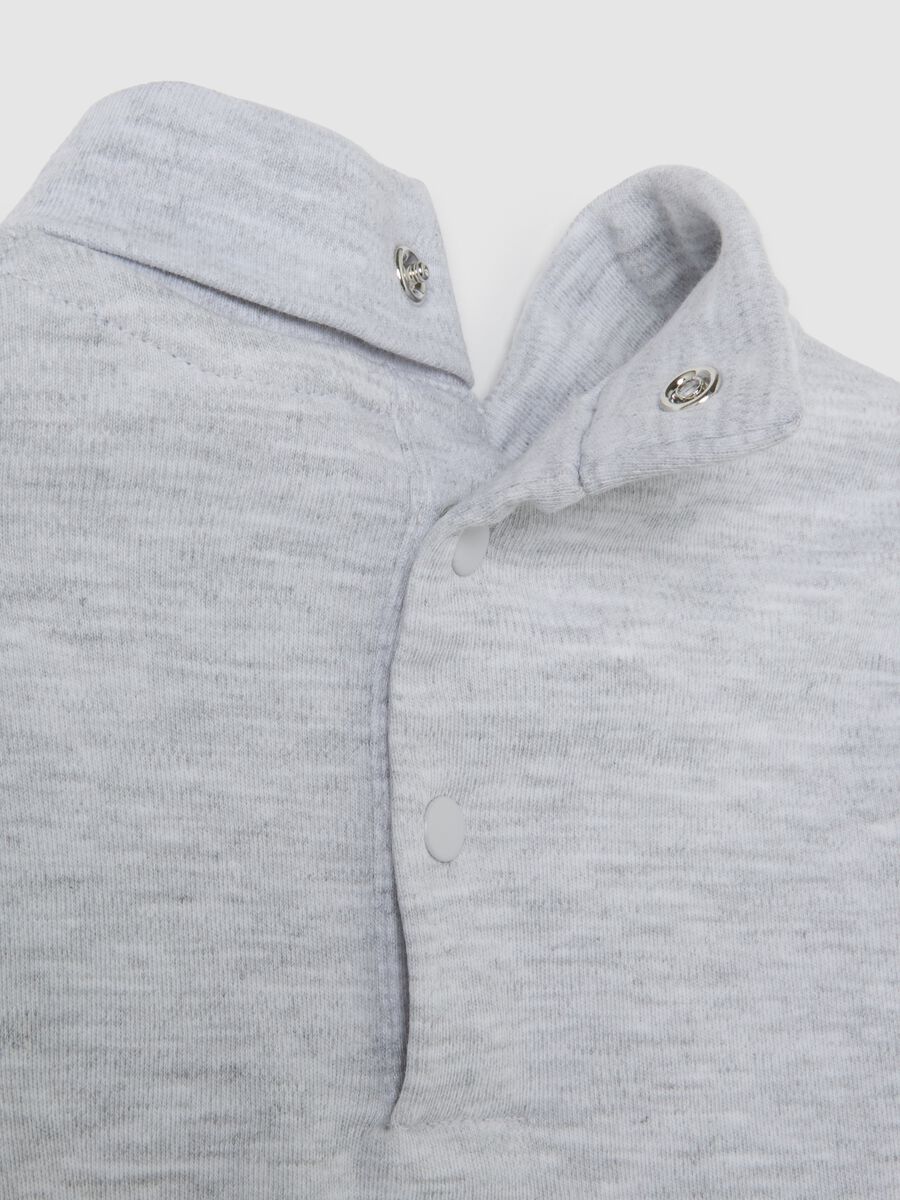 Maglia grigia da bimbo in misto cotone regular fit_3