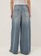 Jeans in puro cotone denim blu wide leg_3