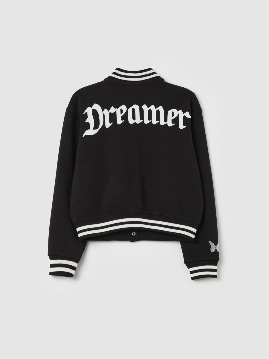 Varsity jacket with striped edging_4