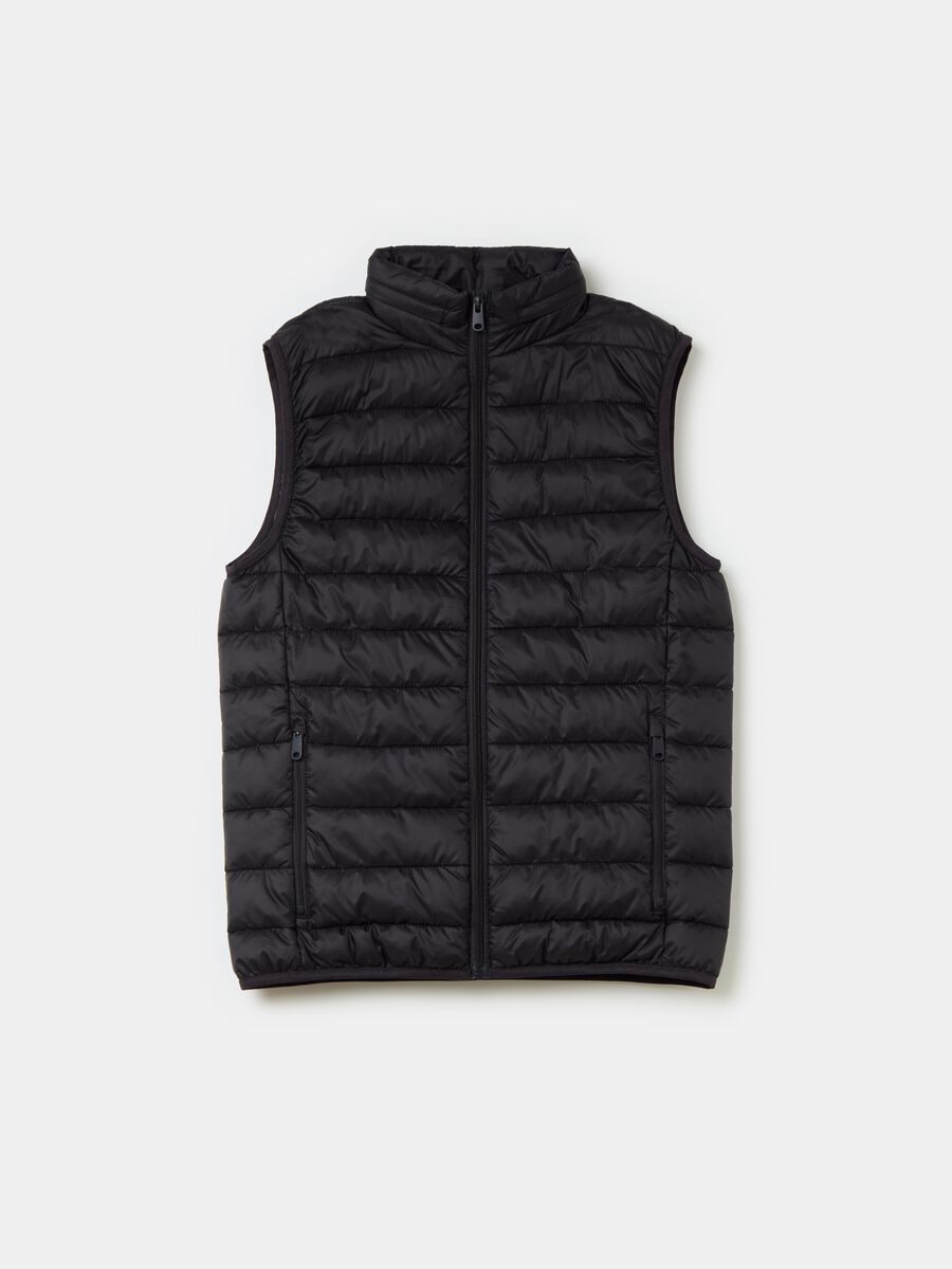 Gilet ultralight con trama ripstop_0