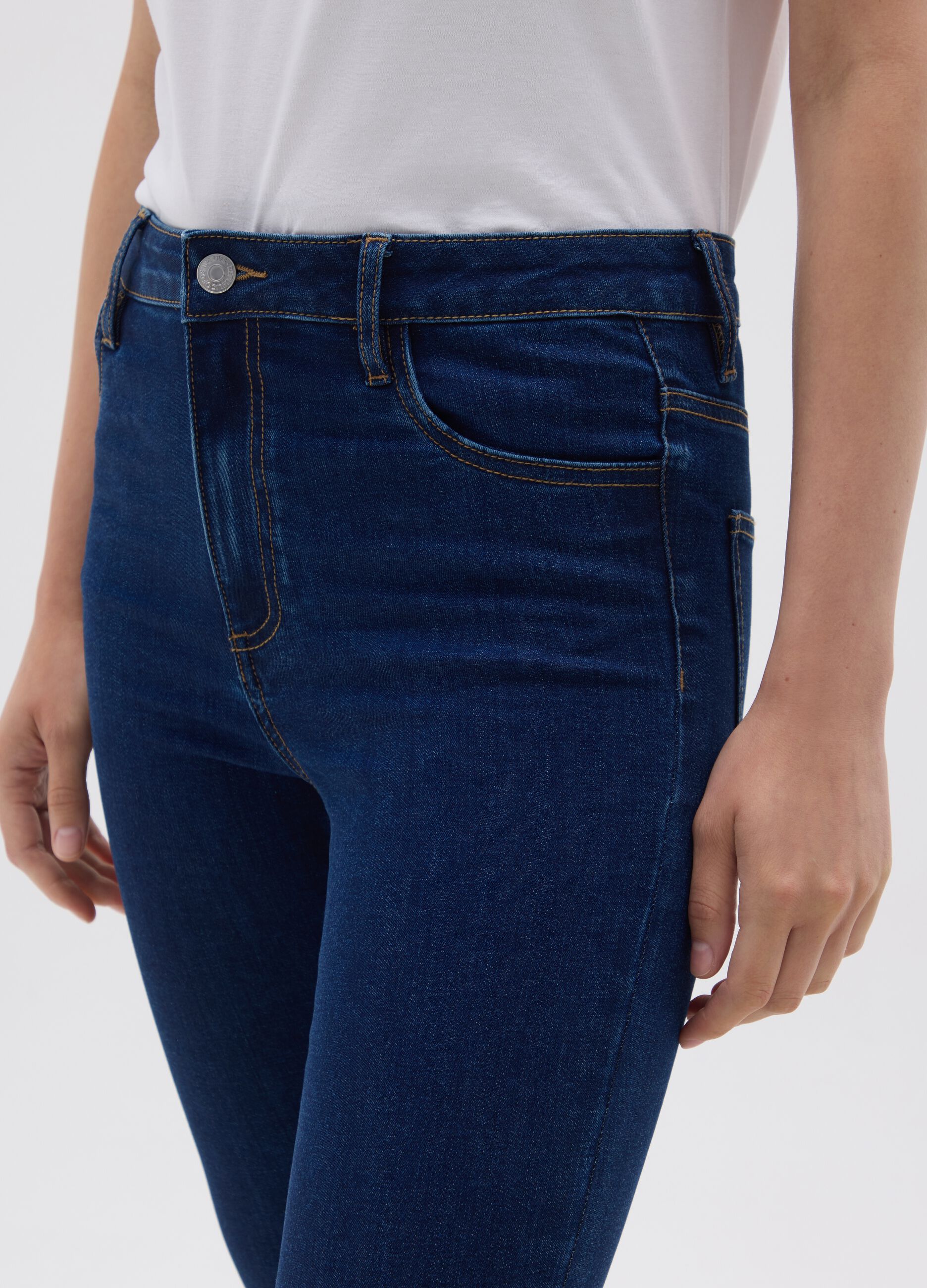 Women's Skinny Fit Black Denim Jeans