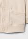 Beige pure cotton cardigan for children_2