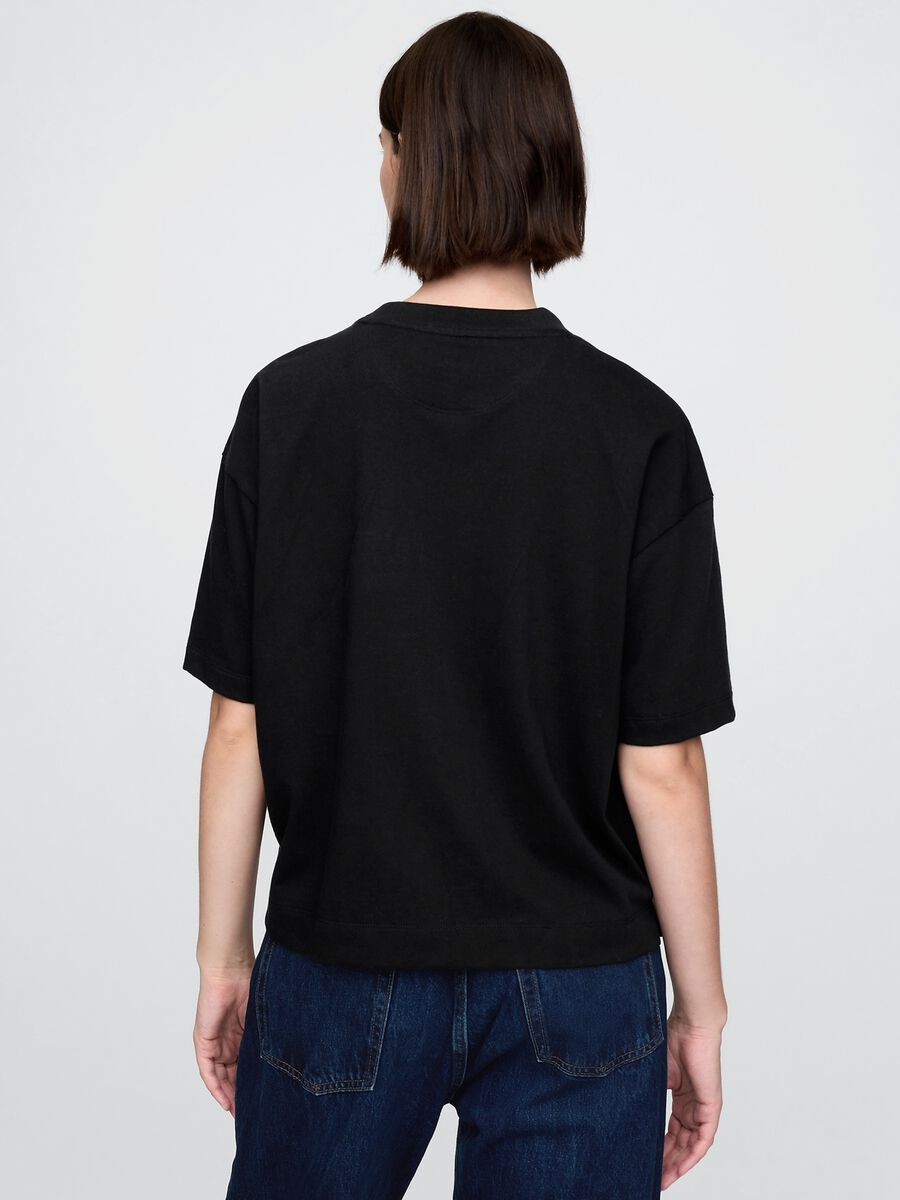 Black GAP Cotton T-shirt_2
