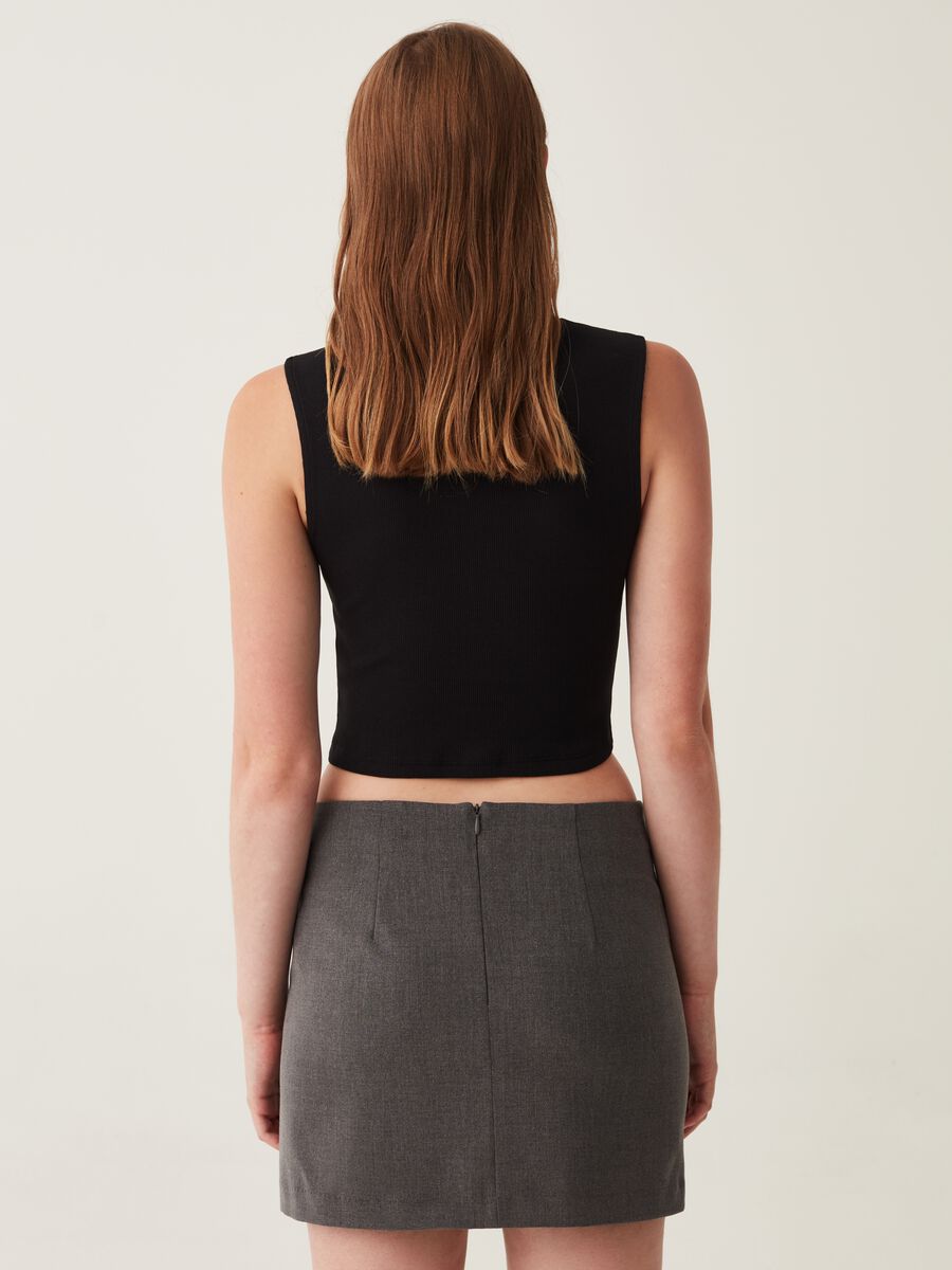 Tank top cropped mock neck_2