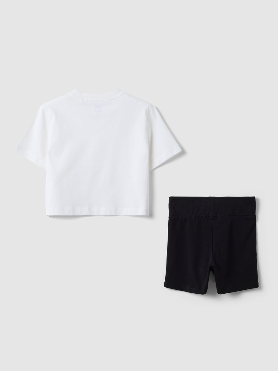 Set in puro cotone multicolor da ragazza regular fit_1