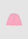 Cappello rosa in cotone elasticizzato jersey con stampa Lilo & Stitch per bambina_1