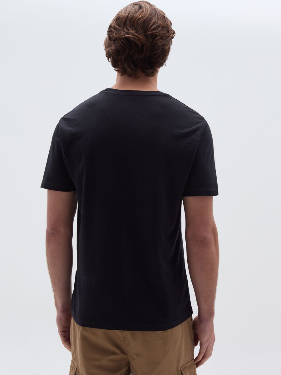 T-shirt in cotone con stampa motivo surf_2