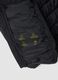 Giubbotto Ultralight nero imbottito con cappuccio e zip per ragazzo_2