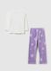 Chenille pyjamas with Frozen Elsa print_1