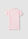 Girls' Pink Pure Cotton Polo, Regular Fit_1