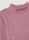 Girl's pink pure cotton regular fit jumper_3