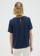 Women's blue regular fit t-shirt without closure_3