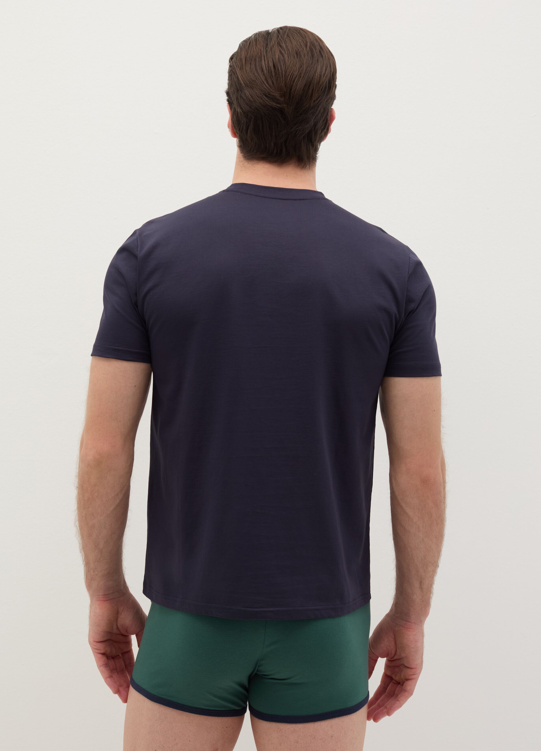T-shirt intima in cotone mercerizzato 