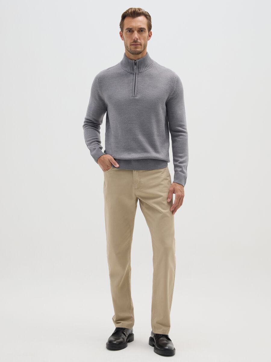 Grey Regular Fit Jumper_1