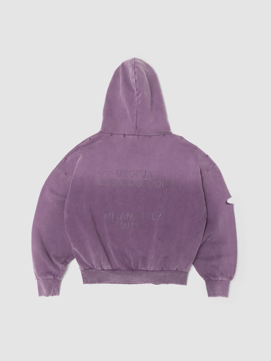 Hoodie Sunfaded Burgundy_5