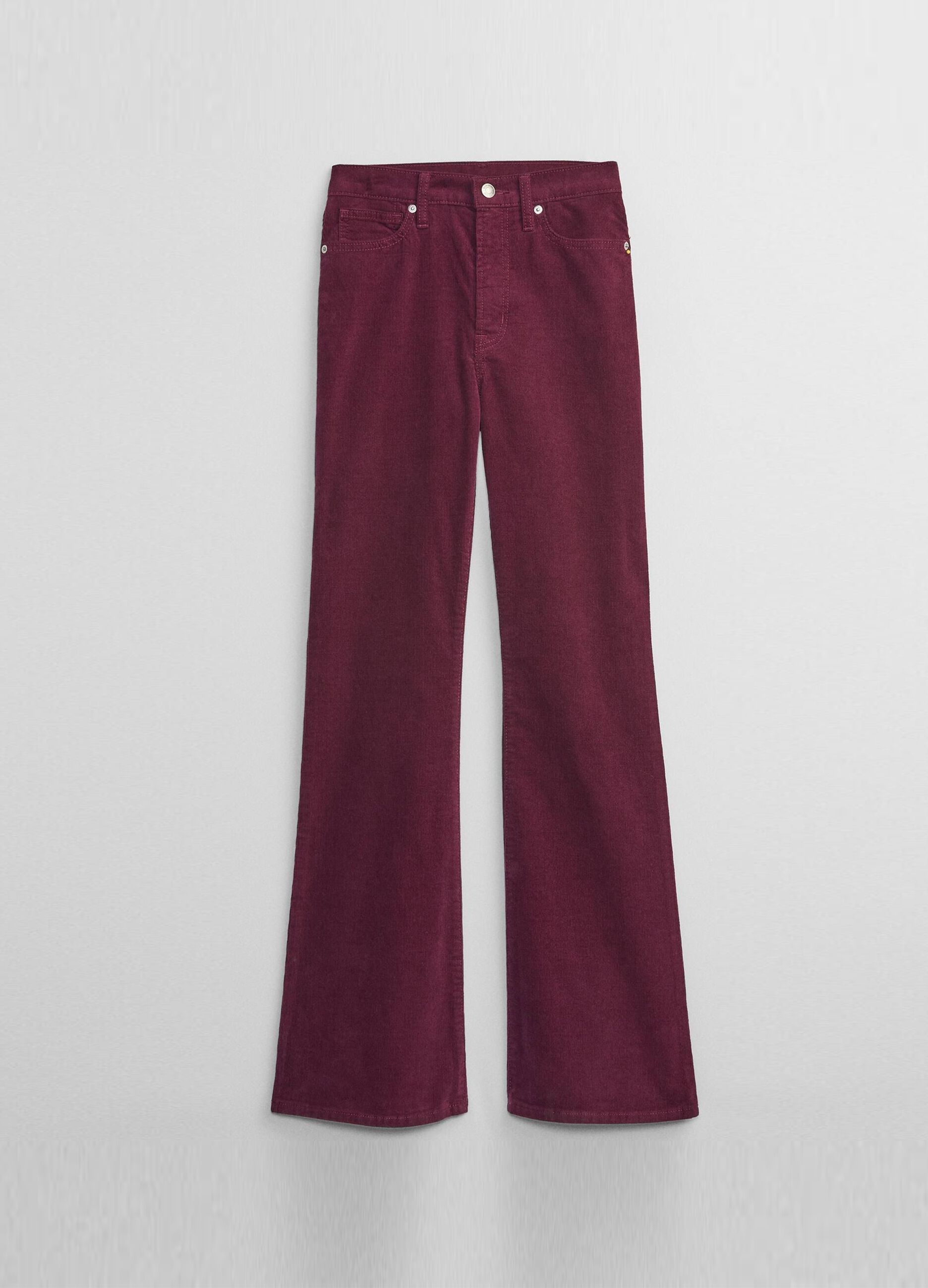 Jeans flare fit in corduroy stretch