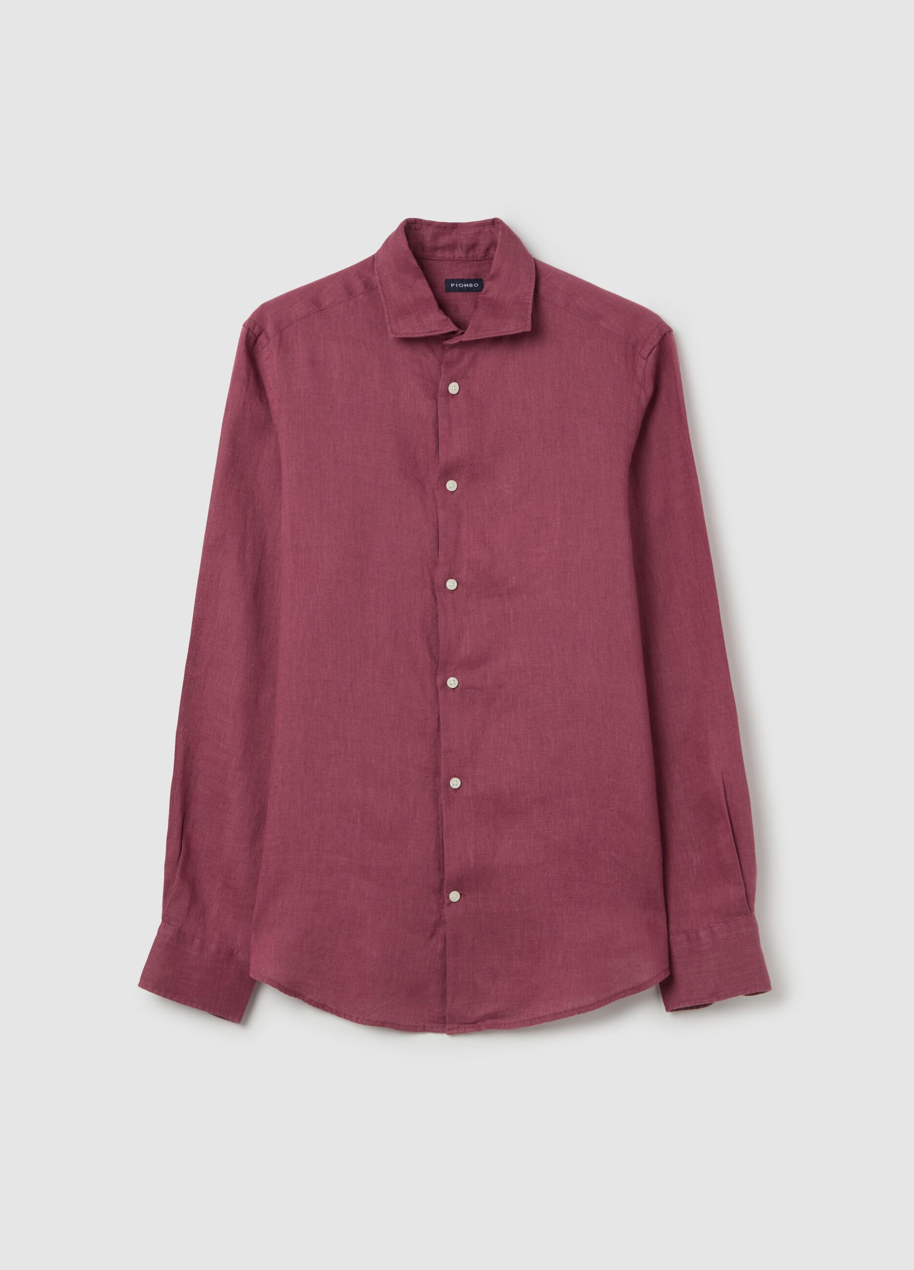 Regular-fit shirt in linen