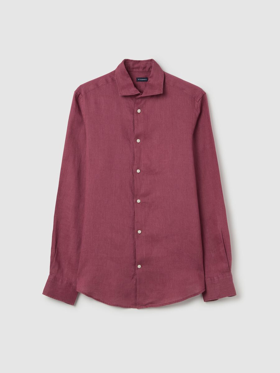 Regular-fit shirt in linen_4