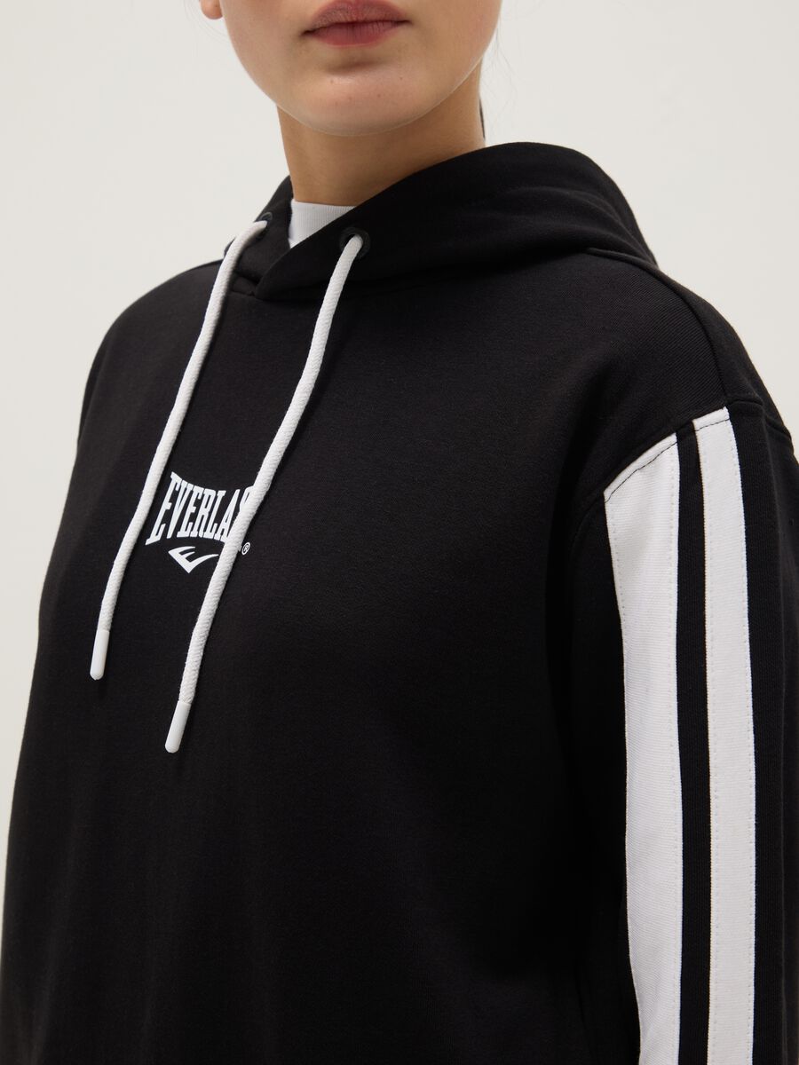 Multicolour cotton blend regular fit sweatshirt with Everlast logo_3