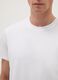 White pure cotton regular fit T-shirt_3