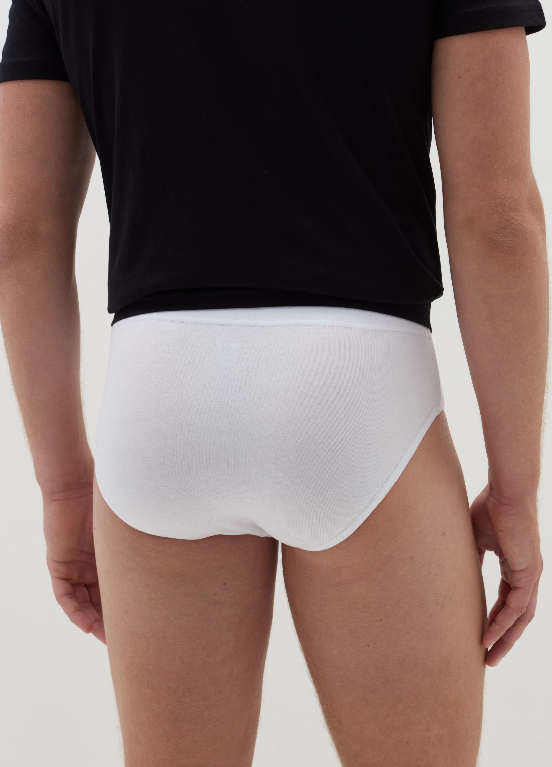 Tripack slip in cotone bio stretch