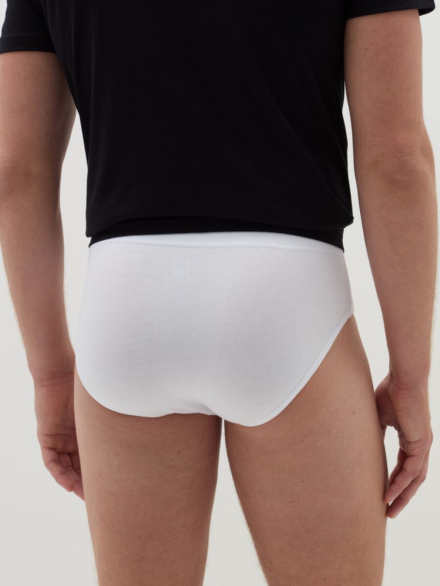 Three-pack briefs in stretch organic cotton_2