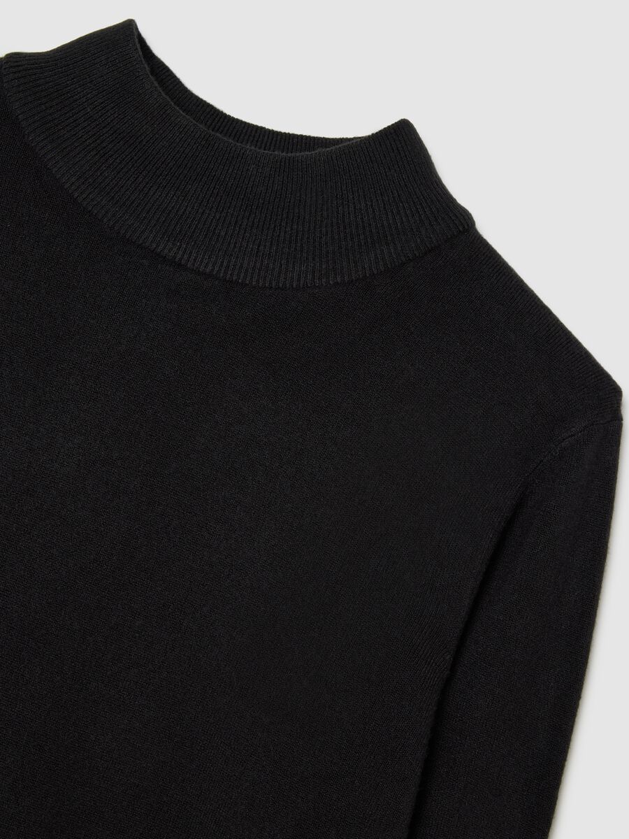 Black Turtle Neck Jumper_5
