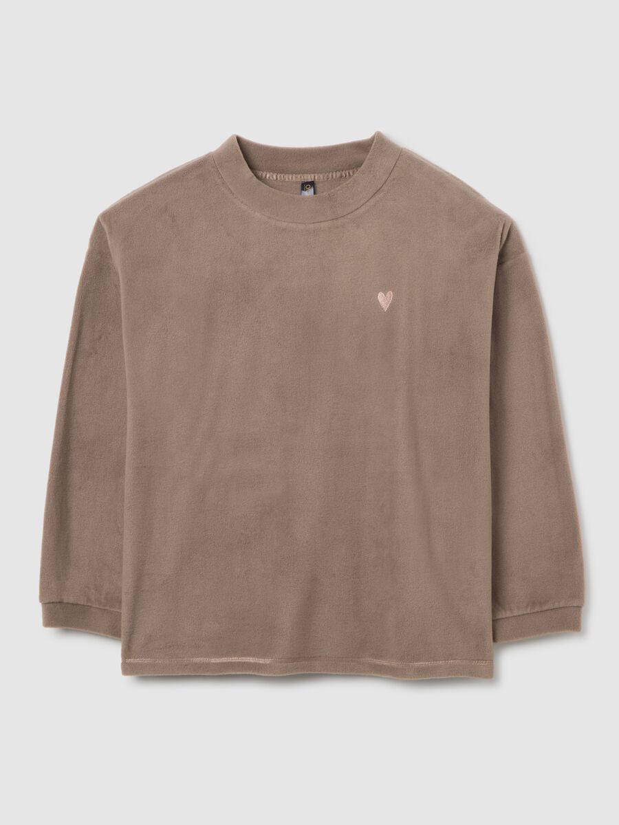 Brown Pyjama Top Regular Fit_4