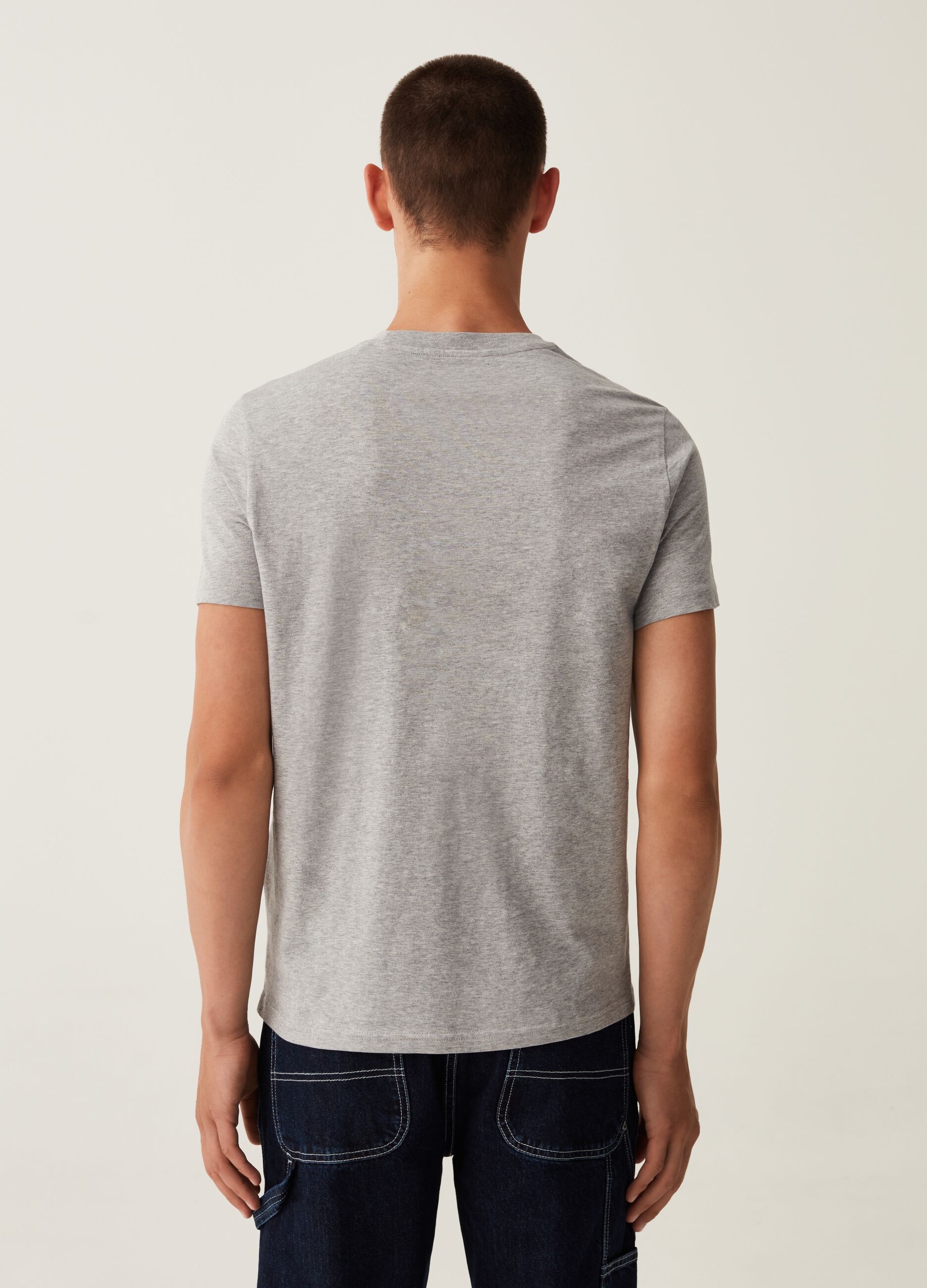 T-shirt girocollo con stampa