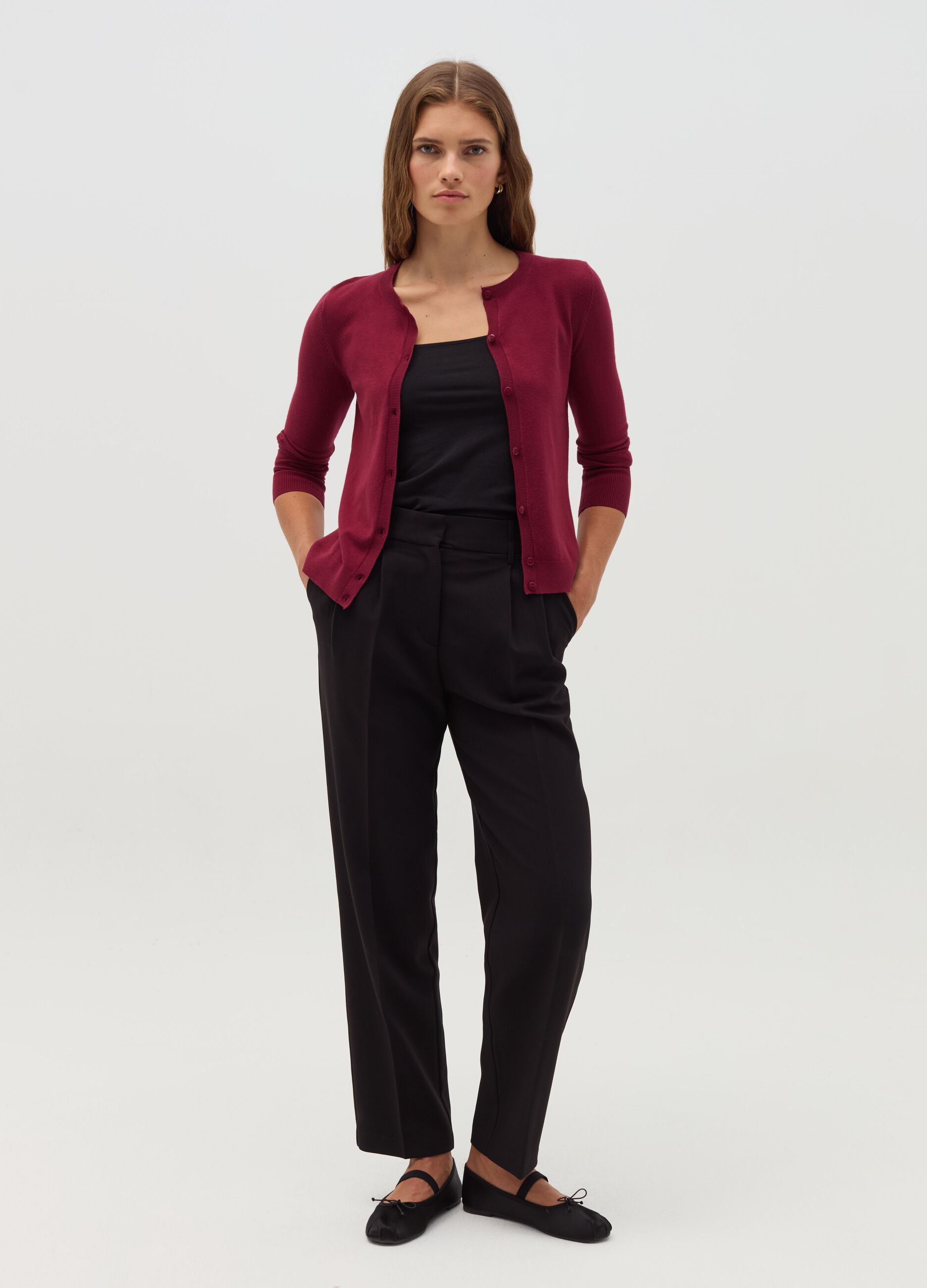 Cardigan in FSC® sustainable viscose