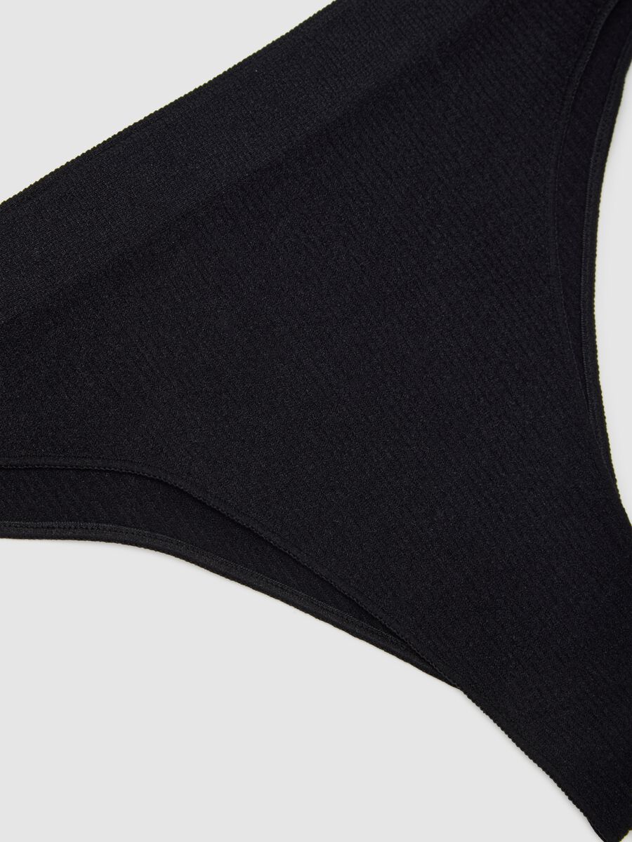 Black stretch microfiber briefs_1