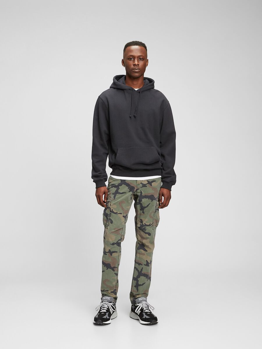 Pantaloni cargo camouflage_0