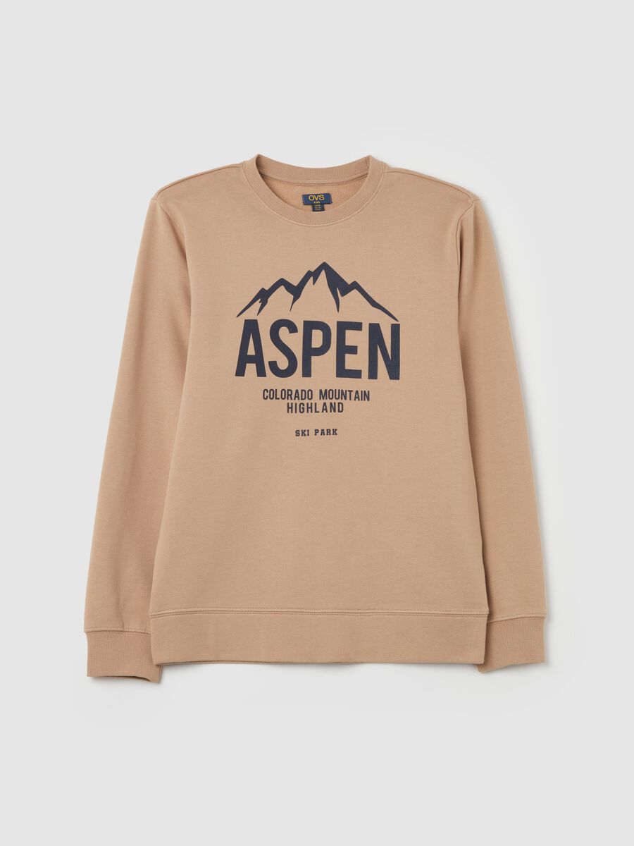 Sweatshirt with mountains print_3