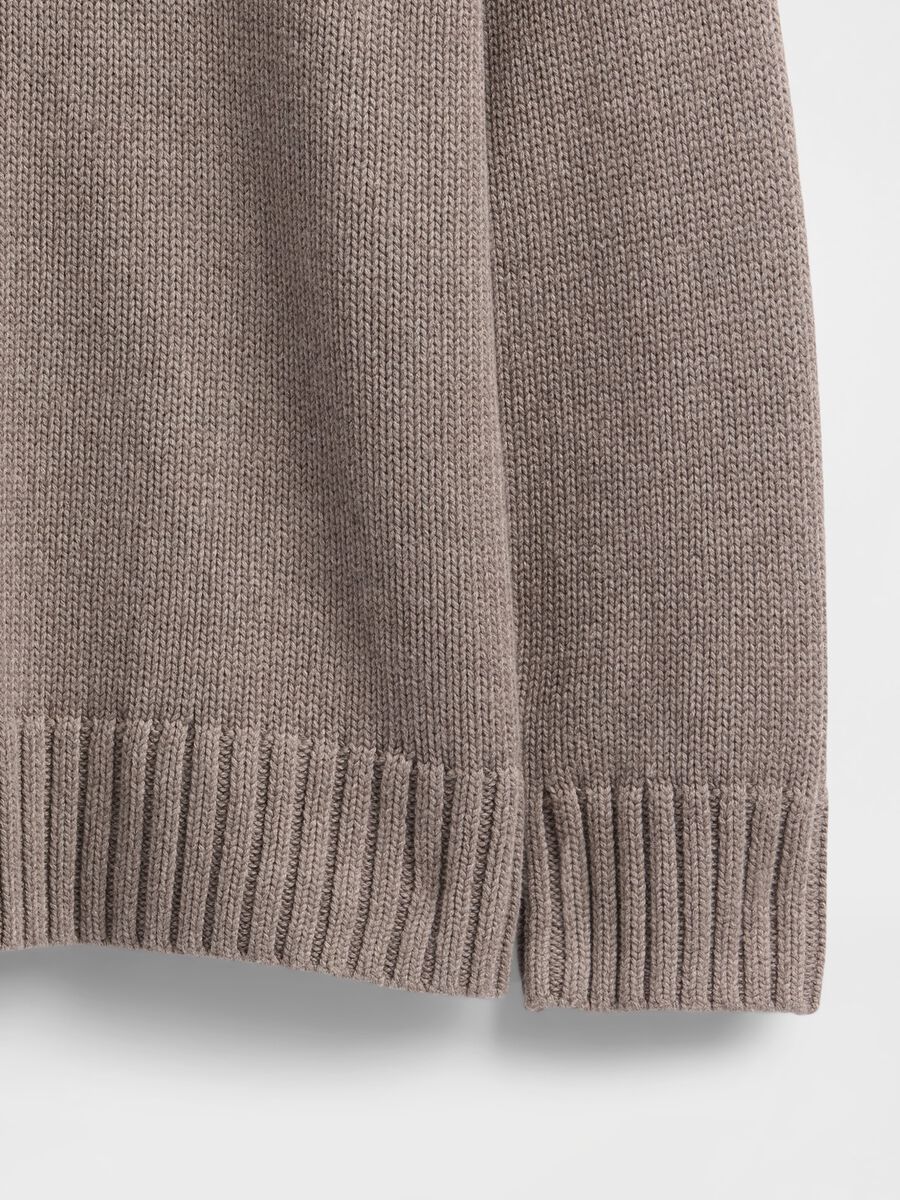 Maglione taupe in cotone_4