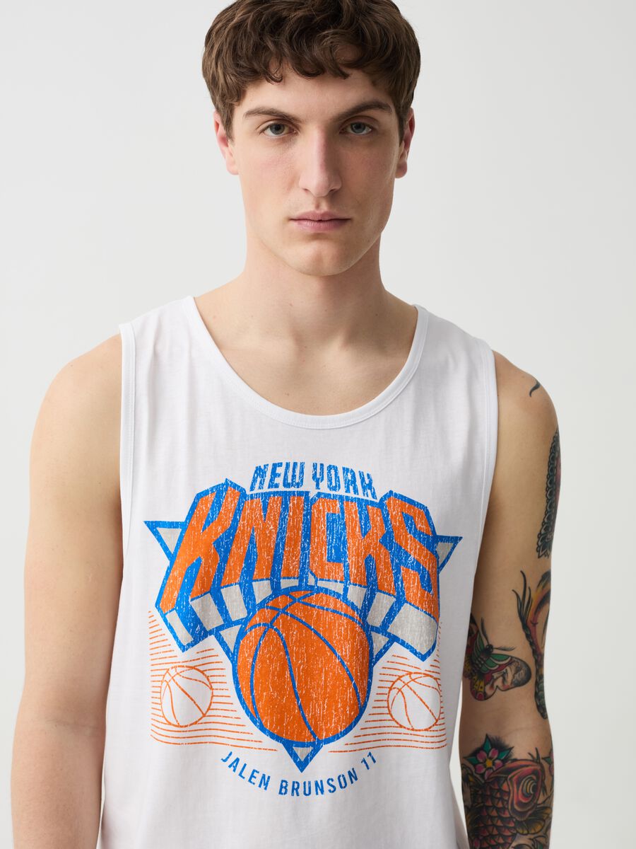 Tank top with NBA New York Knicks print_1