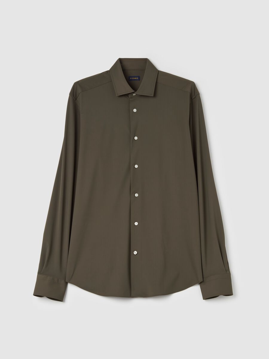 Contemporary easy-iron shirt in technical fabric_4