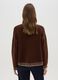Brown High Neck Sweater with Contrasting Edges_2