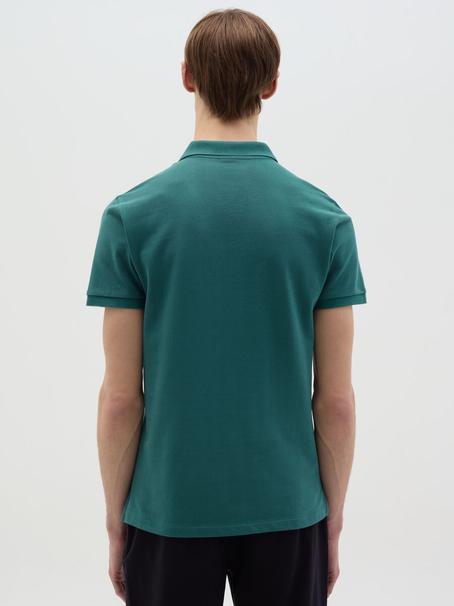 Polo shirt in organic cotton piquet_3